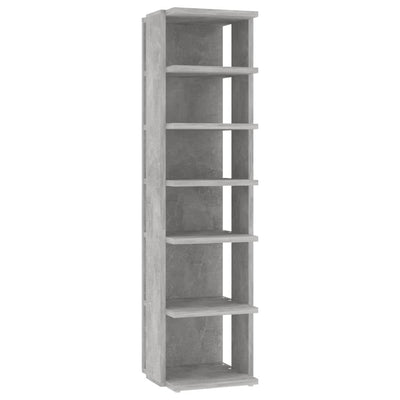 Gabinete de zapatos Vidaxl 27.5x27x102 cm Precio de concreto de madera procesada