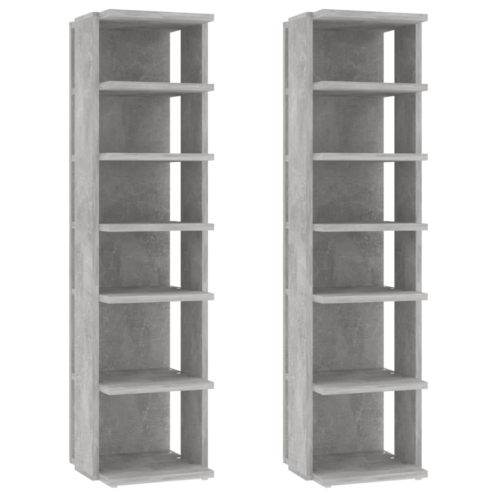 VIDAXL CABIETTI DELLA SCARPA 2 ST 27.5X27X102 CM PREZZO DI CALCETTURA