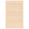 Vidaxl kastdeur met lamellen 61,5x39,4 cm massief grenenhout
