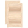 Porte di armadietti Vidaxl con stecche 2 pezzi 61.5x39,4 cm Pino solido