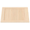 Porte di armadietti Vidaxl con stecche 2 pezzi 61.5x39,4 cm Pino solido