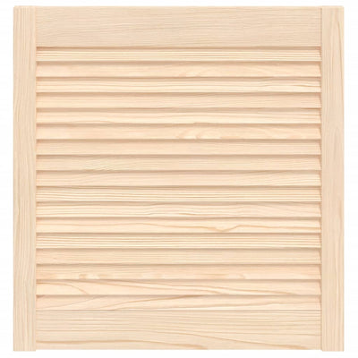 Porta dell'armadietto Vidaxl con doghe 61.5x59,4 cm Pinna solida