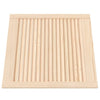 Vidaxl kastdeuren met lamellen 2 st 61,5x59,4 cm massief grenenhout