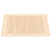 Porte di armadietto Vidaxl con doghe 4 pezzi 69x39,4 cm Pinna solida