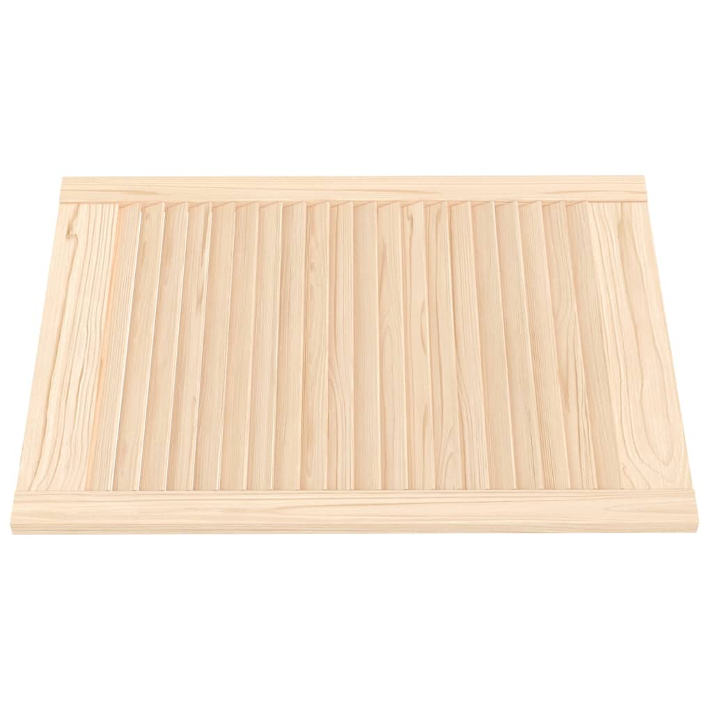 Porte di armadietto Vidaxl con doghe 4 pezzi 69x49,4 cm Pinna solida