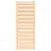Vidaxl kastdeur met lamellen 99,3x39,4 cm massief grenenhout