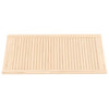 Vidaxl kastdeuren met lamellen 2 st 99,3x49,4 cm massief grenenhout