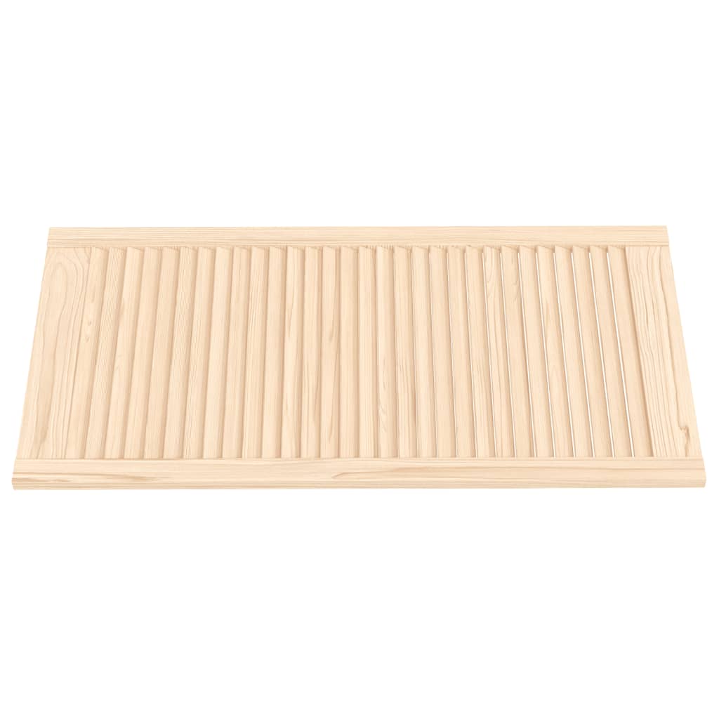 Porte di armadietti Vidaxl con stecche 2 pezzi 99.3x49,4 cm Pino solido