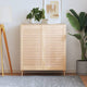 Porte di armadietti Vidaxl con stecche 2 pezzi 99.3x49,4 cm Pino solido