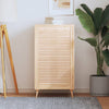Puerta del gabinete Vidaxl con listones de 99.3x59.4 cm de pino sólido