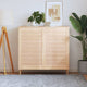 Porte di armadietti Vidaxl con stecche 2 pezzi 99.3x59,4 cm Pino solido