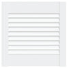 Puerta del gabinete Vidaxl con listones de 39.5x39.4 cm de pino sólido blanco