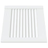 Porte di armadietti Vidaxl con doghe 2 pezzi 39.5x39,4 cm Pino legno bianco