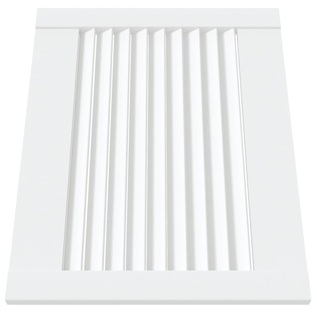 Porte di armadietti Vidaxl con stecche 2 pezzi 39.5x49,4 cm Pine legno bianco