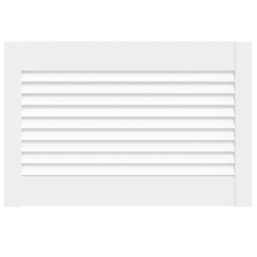 Porta dell'armadietto Vidaxl con doghe 39.5x59,4 cm Pine bianco