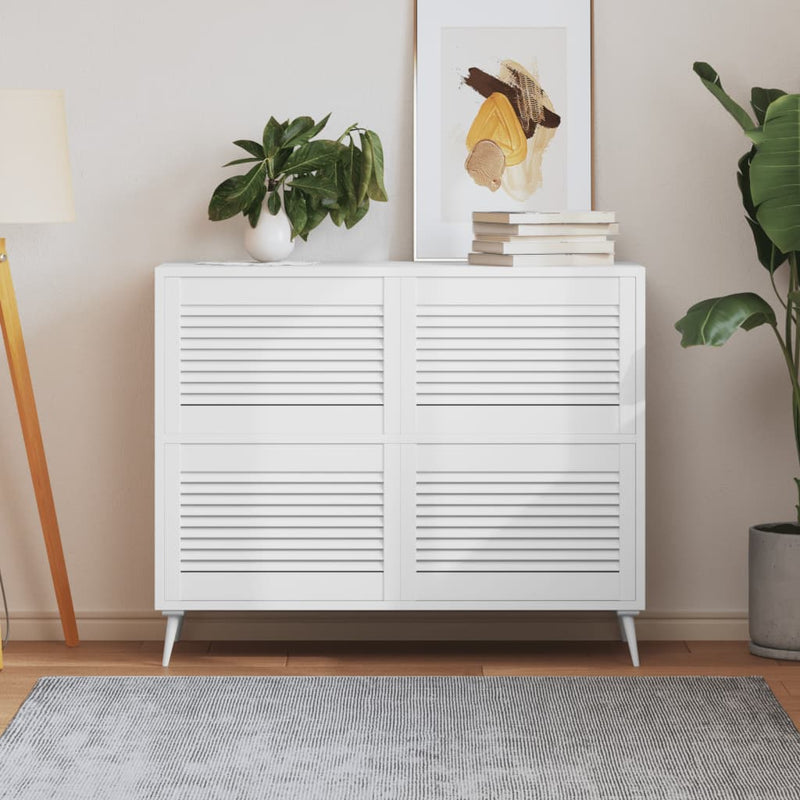 Puertas de gabinete de Vidaxl con listones 4 st 39.5x59.4 cm de madera de pino