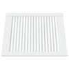 Porte di armadietti Vidaxl con stecche da 4 pezzi 61.5x49,4 cm Pino legno bianco