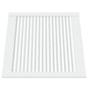 Vidaxl kastdeur met lamellen 61,5x59,4 cm massief grenenhout wit
