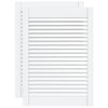 Puertas de gabinete de Vidaxl con listones 2 pcs 69x49.4 cm de pino sólido blanco blanco