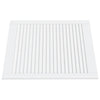Porte di armadietti Vidaxl con stecche 2 pezzi 69x59,4 cm Pine bianco bianco
