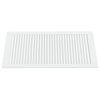 Puerta del gabinete Vidaxl con listones de 99.3x49.4 cm de pino sólido blanco