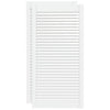 Vidaxl kastdeuren met lamellen 2 st 99,3x49,4 cm grenenhout wit