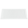Vidaxl kastdeuren met lamellen 2 st 99,3x49,4 cm grenenhout wit
