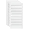 Vidaxl kastdeuren met lamellen 4 st 99,3x49,4 cm grenenhout wit