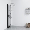 Vidaxl Walk-In Shower Wall Plegable 70x190 cm ESG-GLAS transparente