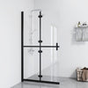 Vidaxl Walk-In Shower Wall Plegable 70x190 cm ESG-GLAS transparente