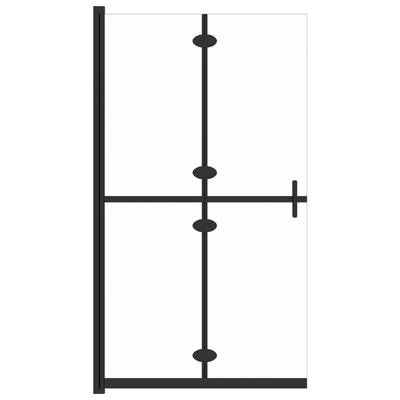 Vidaxl Walk-In Shower Wall Plegable 110x190 cm ESG-GLAS transparente