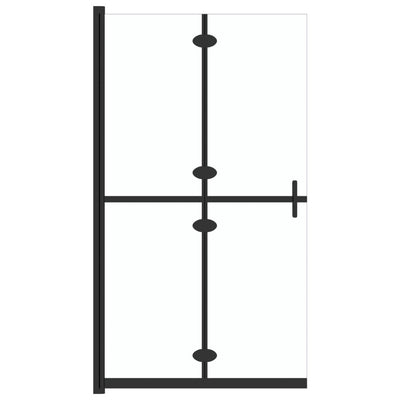 Vidaxl Walk-In Shower Wall Plegable 120x190 cm ESG-GLAS transparente