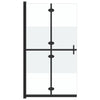 Vidaxl Walk-in Walk-In Wall Croppecible 70x190 cm ESG-Glas Halfmat