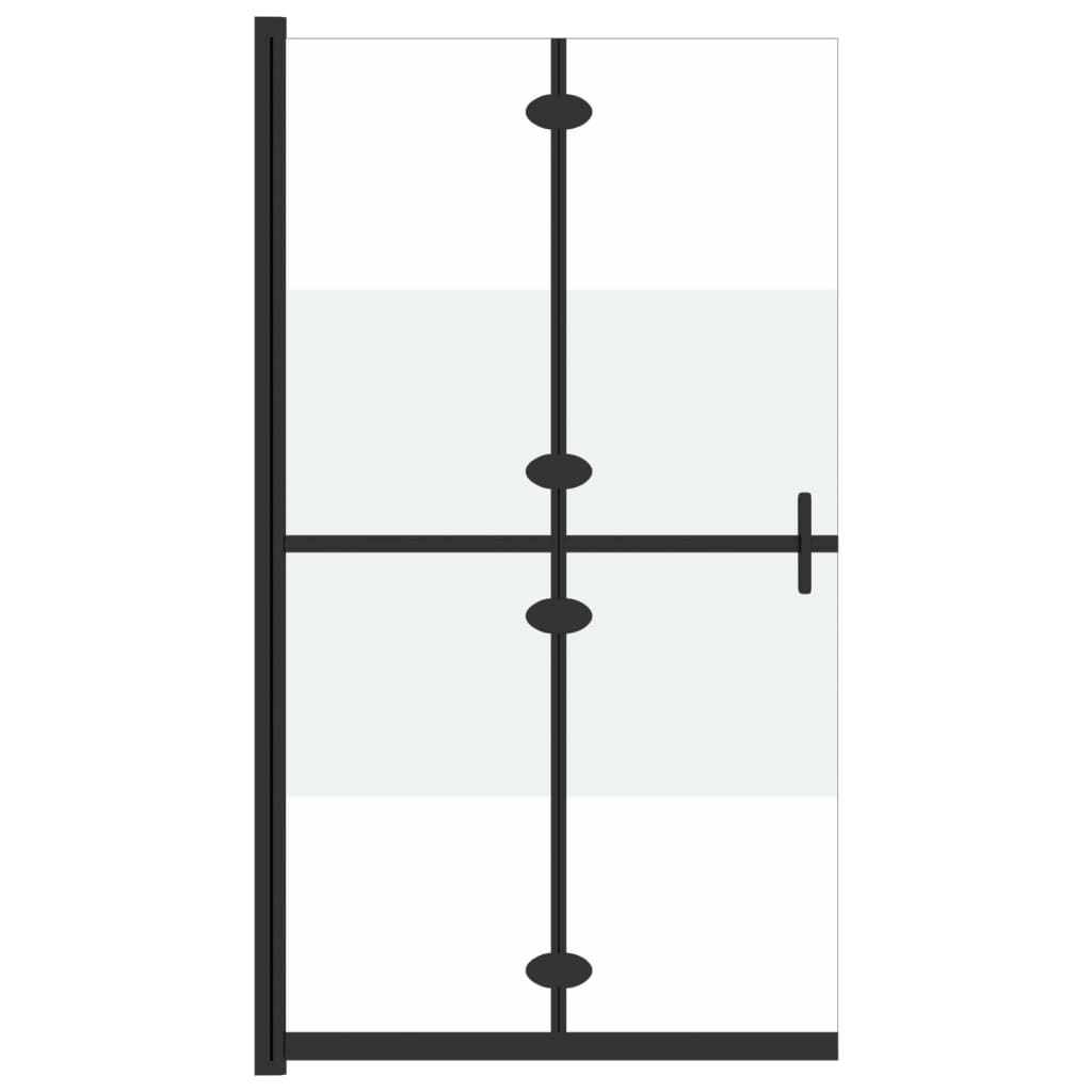 Vidaxl Walk-in Walk-In Wall Croppecible 70x190 cm ESG-Glas Halfmat