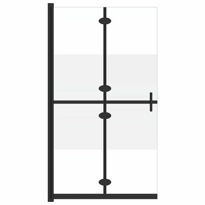 Vidaxl Walk-in Walk-In Wall Croppecible 100x190 cm ESG-Glas Halfmat