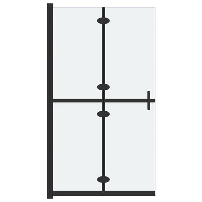 Vidaxl Walk-In Shower Wall Plegable 70x190 cm ESG-Glas Mat