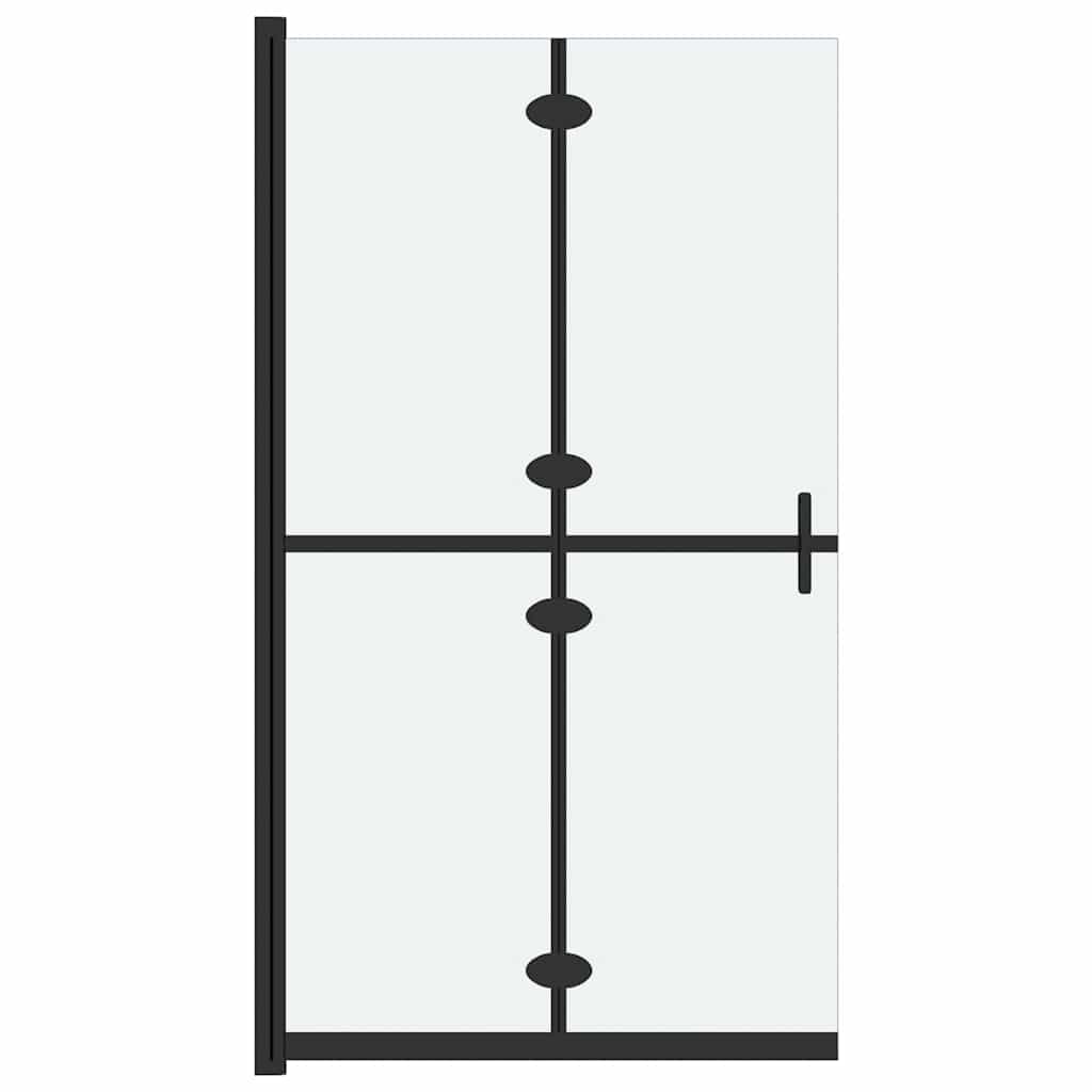Vidaxl Walk-In Show-In Wall Collapsible 70x190 cm ESG-Glas Mat