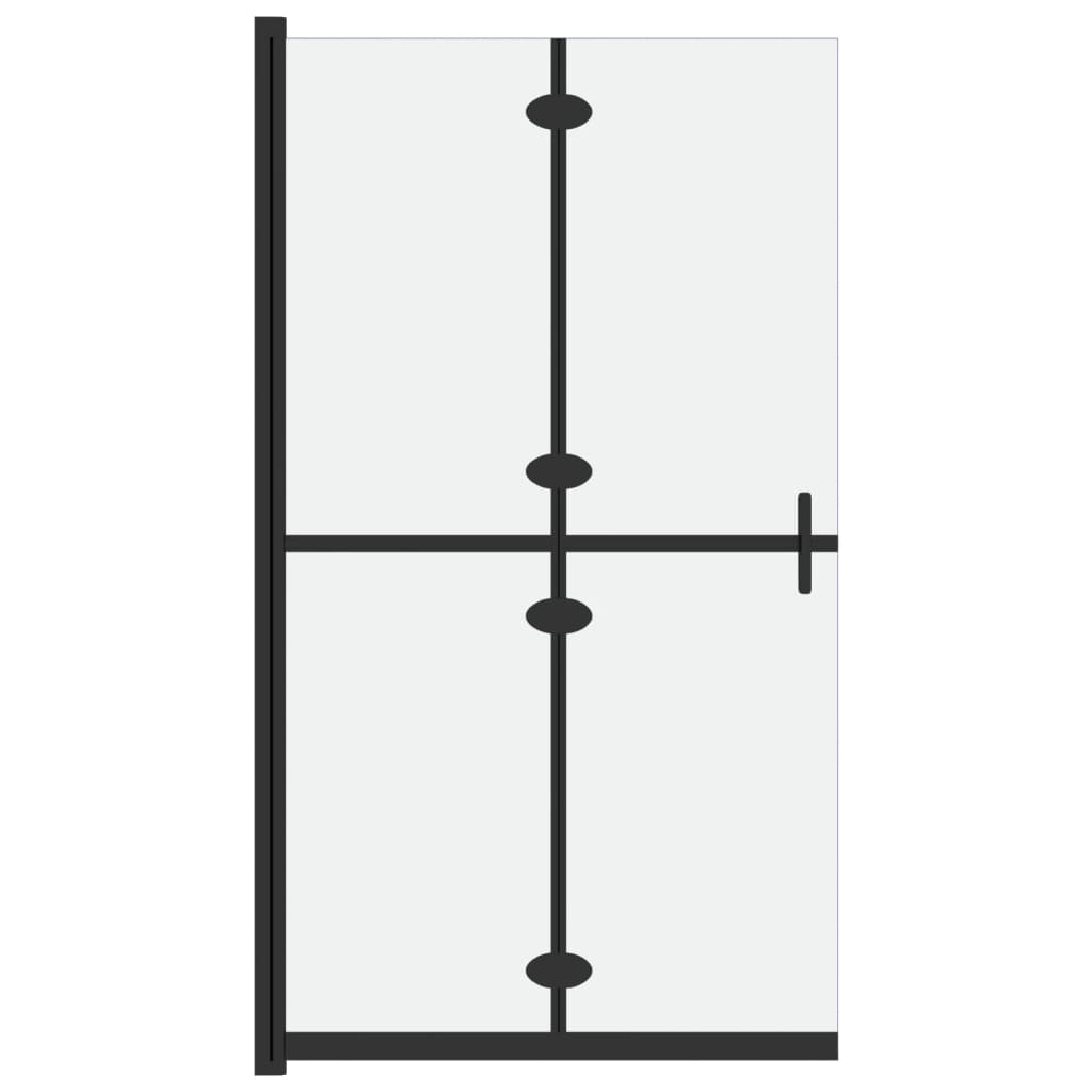 Vidaxl Walk-in Walk-In Wall Croppecible 100x190 cm tappetino ESG-glas