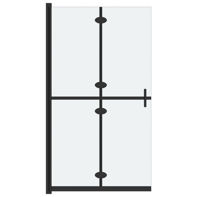 Vidaxl Walk-In Shower Wall Plegable 110x190 cm ESG Glass mate