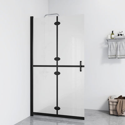 Vidaxl Walk-in Walk-In Wall Fallo collapdibile 110x190 cm ESG Glass Matte