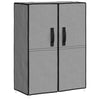 Armadio da scarpe Vidaxl 60x28x90 cm tessuto grigio