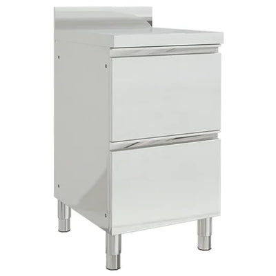 Vidaxl commerciële keukenkast met 2 lades 50x60x96 cm