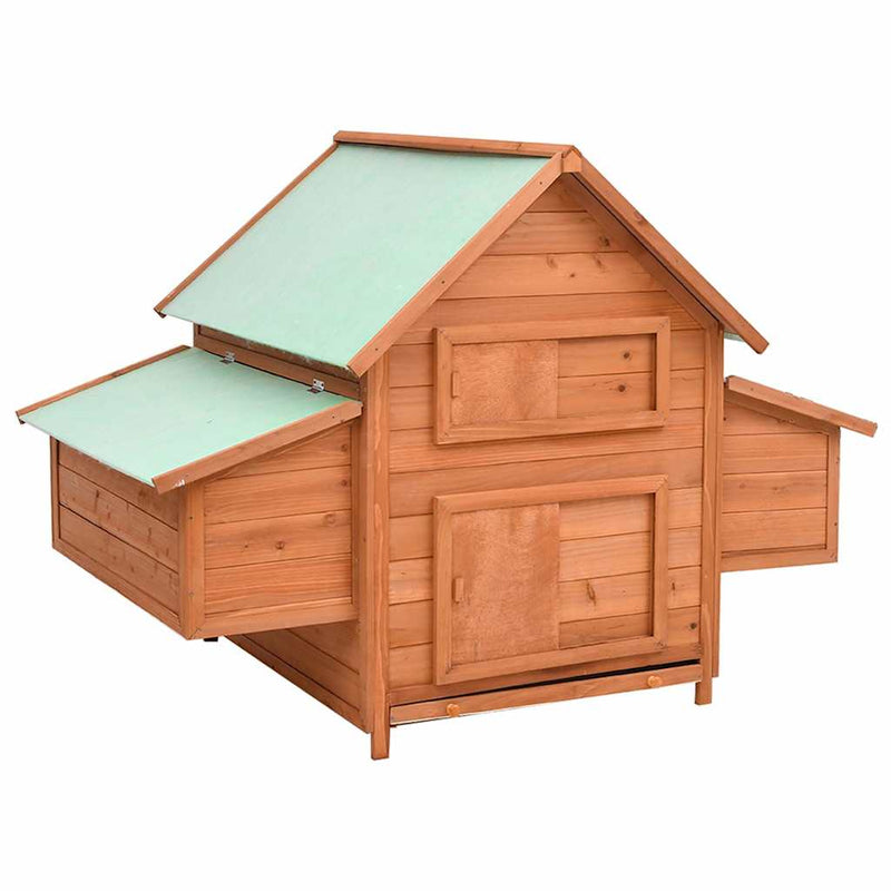 Vidaxl Chicken Coop 150x96x110 cm Pineo solido