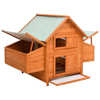 Vidaxl Chicken Coop 150x96x110 cm Pineo solido