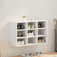 Vidaxx zapatero con estante blanco 77,5 x 30 x 51 cm madera contrachapada
