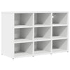 Scarpiera Vidaxx con ripiano bianco 77,5 x 30 x 51 cm in MDF