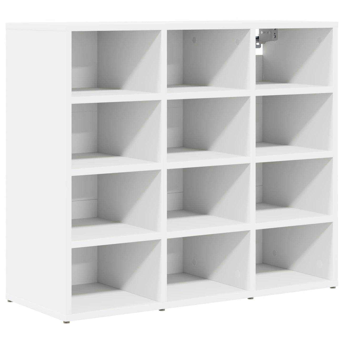 Vidaxx zapatero con estante blanco 77,5 x 30 x 67 cm madera contrachapada