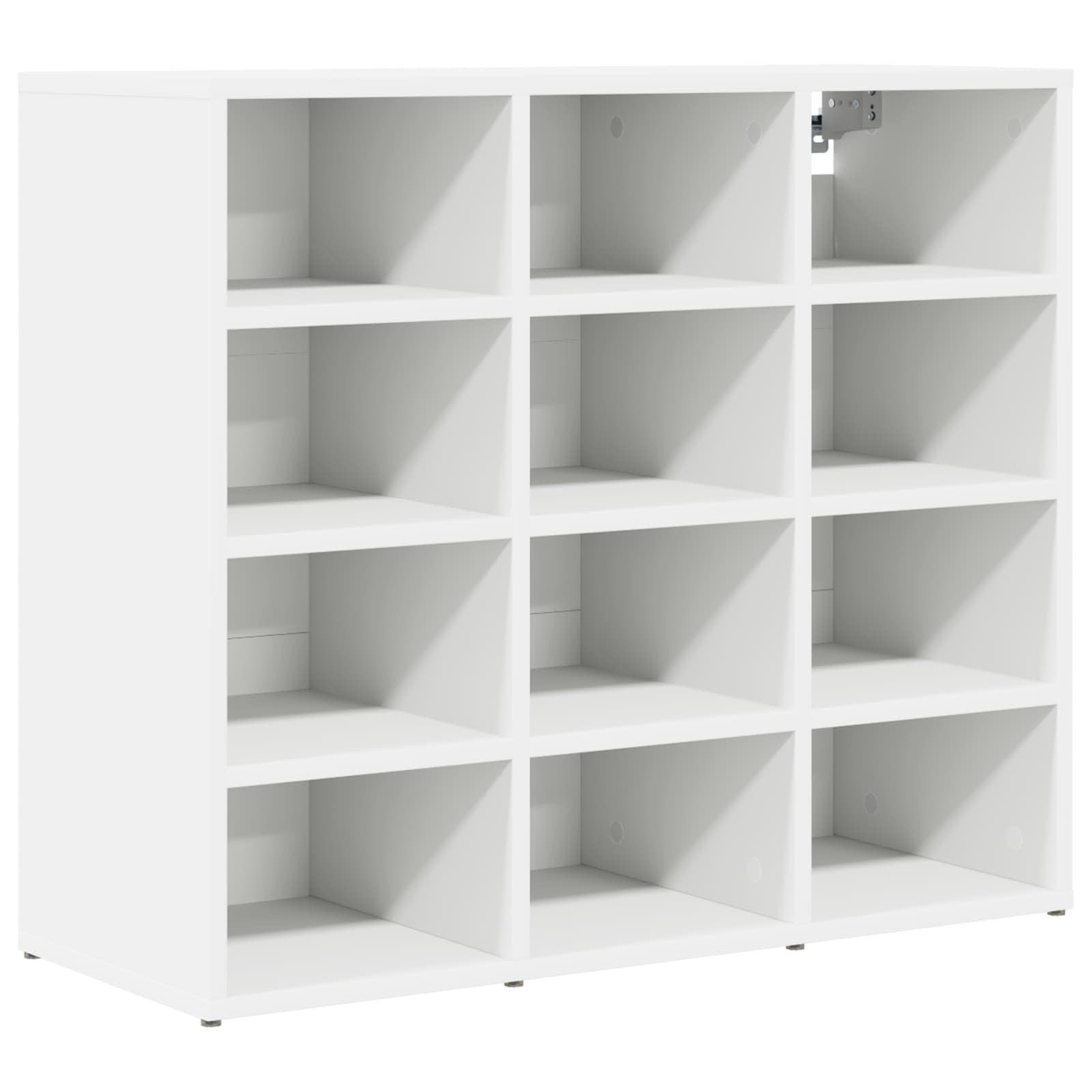 Vidaxx zapatero con estante blanco 77,5 x 30 x 67 cm madera contrachapada
