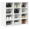 Scarpiera Vidaxx con ripiano bianco 77,5 x 30 x 67 cm in MDF