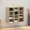 Vidaxl zapatero roble sonoma 77,5 x 30 x 67 cm madera contrachapada